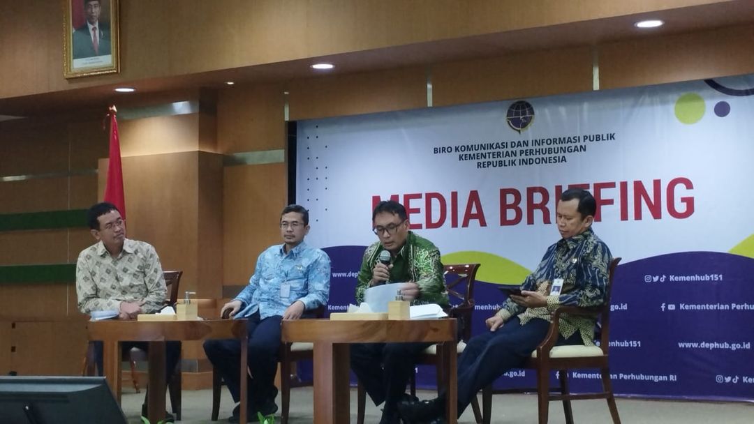 Media briefing di Kantor Kemenhub