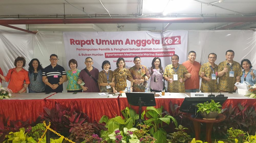 Struktur organisasi pengurus dan pengawas P3SRS MMR