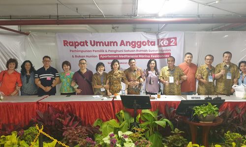 Struktur organisasi pengurus dan pengawas P3SRS MMR