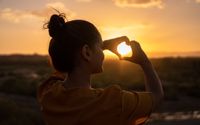 Photo by Hassan OUAJBIR: https://www.pexels.com/photo/woman-doing-hand-heart-sign-1535244/