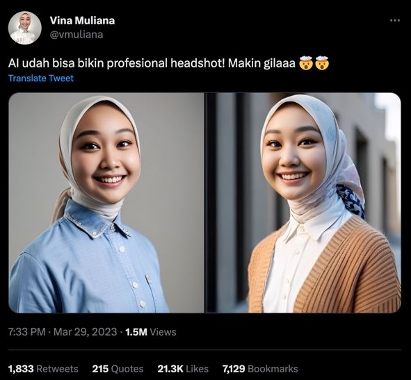 Ikuti Cara Ini Biar Foto Anda Terlihat Profesional Headshot Dengan Ai