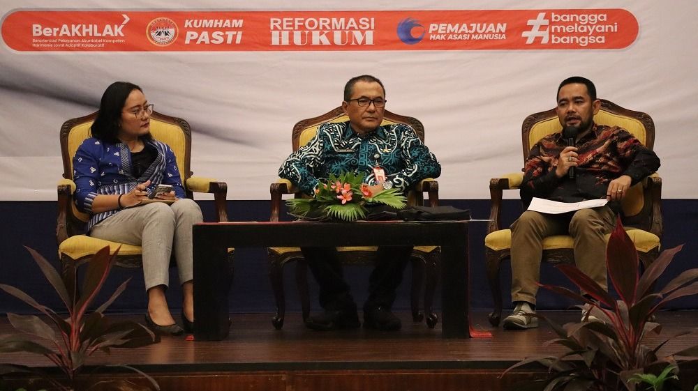 Jelang Pemilu 2024, Kanwil Kemenkumham Kaltim Sosialisasi Parpol 