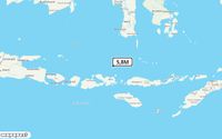 Pusat gempa berada di laut 70 Km Barat Laut Bima