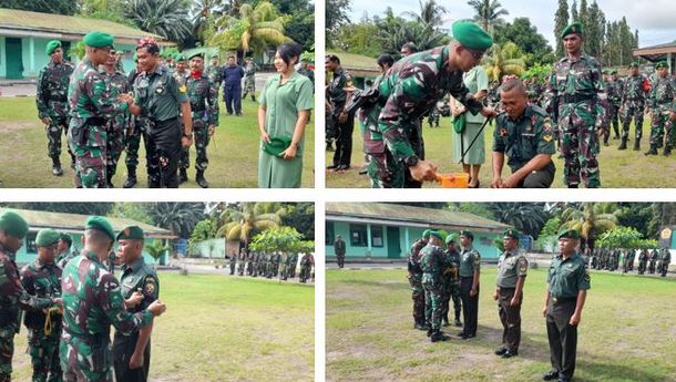 Dandim Sikka Pimpin Apel Kenaikan Pangkat, Ini Amanatnya