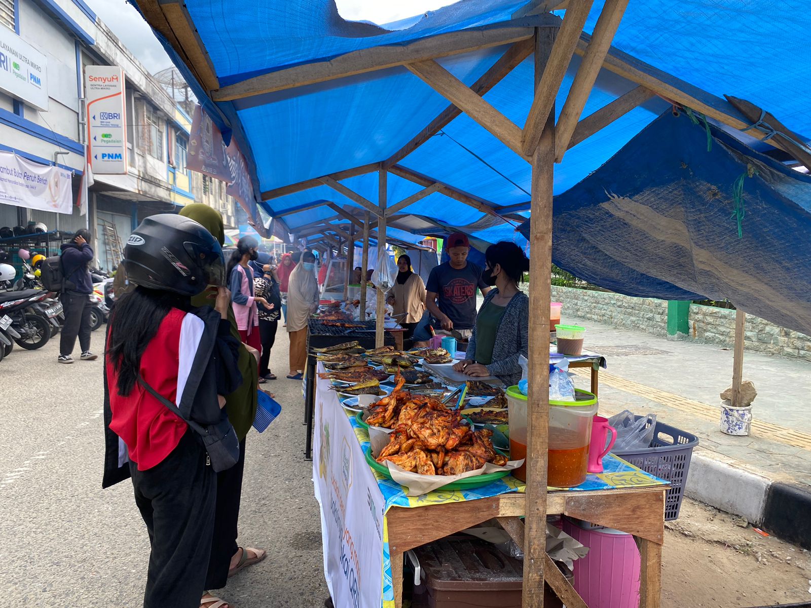 Ramai Pasar Ramadan di Balikpapan, Masyarakat Diimbau Tak Menempati Fasum