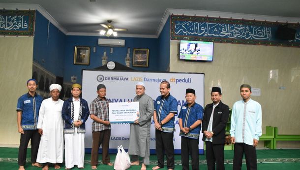 Lazis IIB Darmajaya Salurkan Tali Kasih 300 Paket Sembako