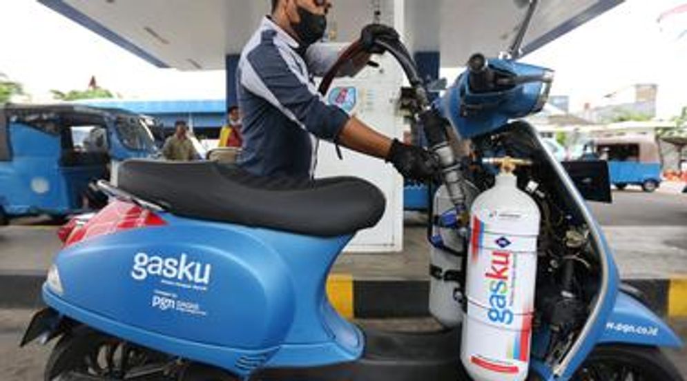 Subholding Gas Pertamina melalui PT Gagas Energi Indonesia terus melakukan penetrasi konversi Bahan Bakar Gas (BBG) pada sepeda motor.