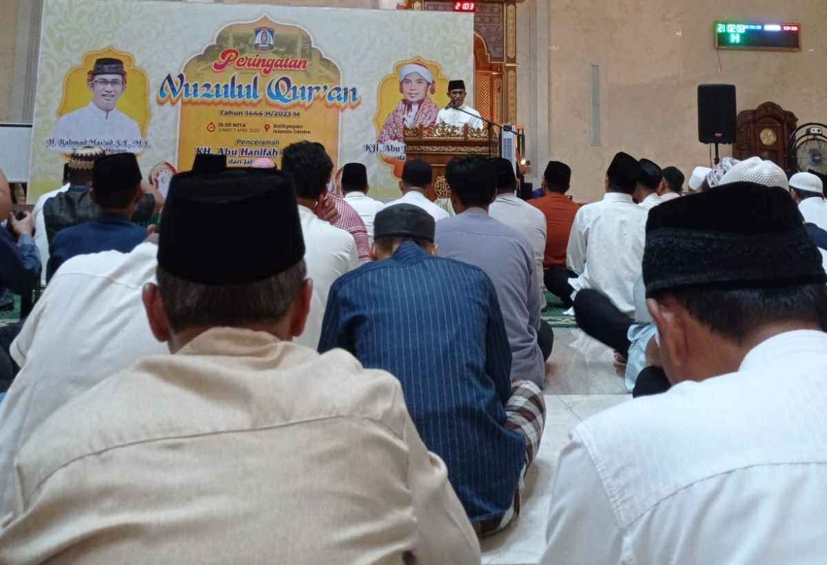 Pesan Damai Dalam Peringatan Nuzulul Qur’an di Balikpapan Islamic Center 