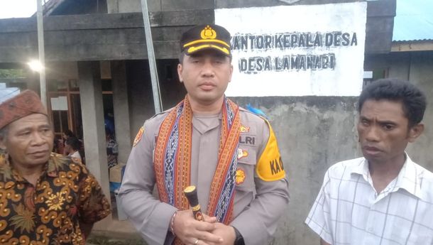 Bantuan Sosial Kapolda NTT Sampai di Ujung Pelosok Flores Timur