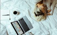 Photo by Ketut Subiyanto: https://www.pexels.com/photo/young-woman-using-laptop-in-bed-and-resting-4132337/