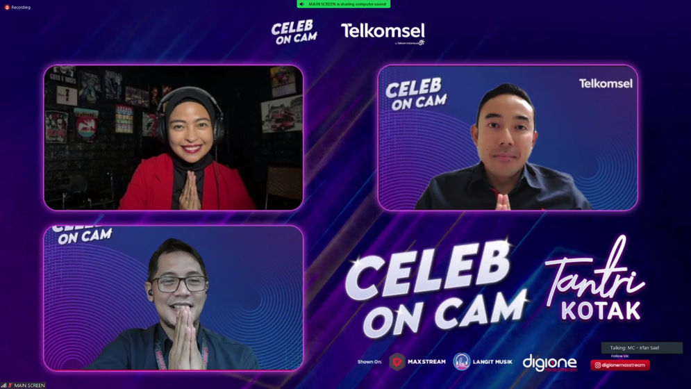 Telkomsel kembali menggelar Celeb On Cam edisi Ramadan, kegiatan ngobrol seru dan inspiratif dengan Tantri Kotak sebagai guest star spesial di acara ini.