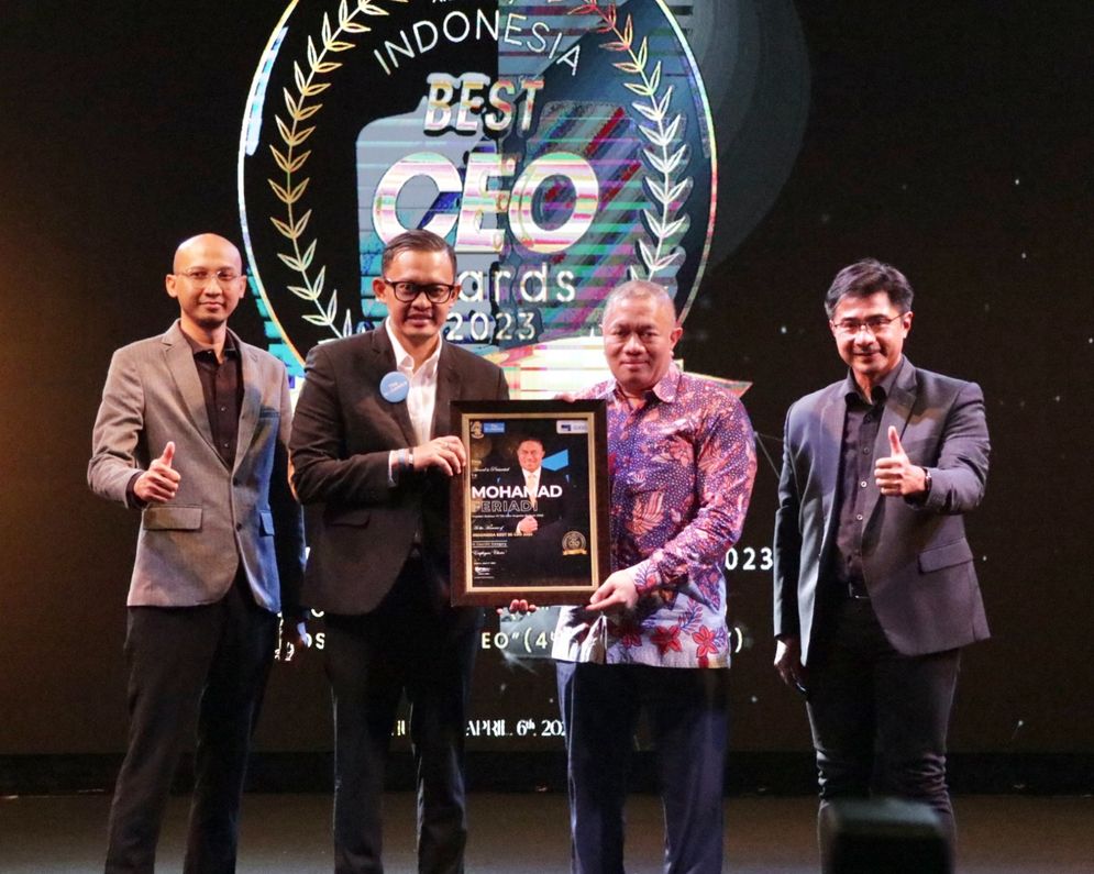 Presdir JNE, Mohamad Feriadi Soeprapto Kembali Dinobatkan untuk Keempat Kalinya sebagai Indonesia Best 50 CEO Awards 2023