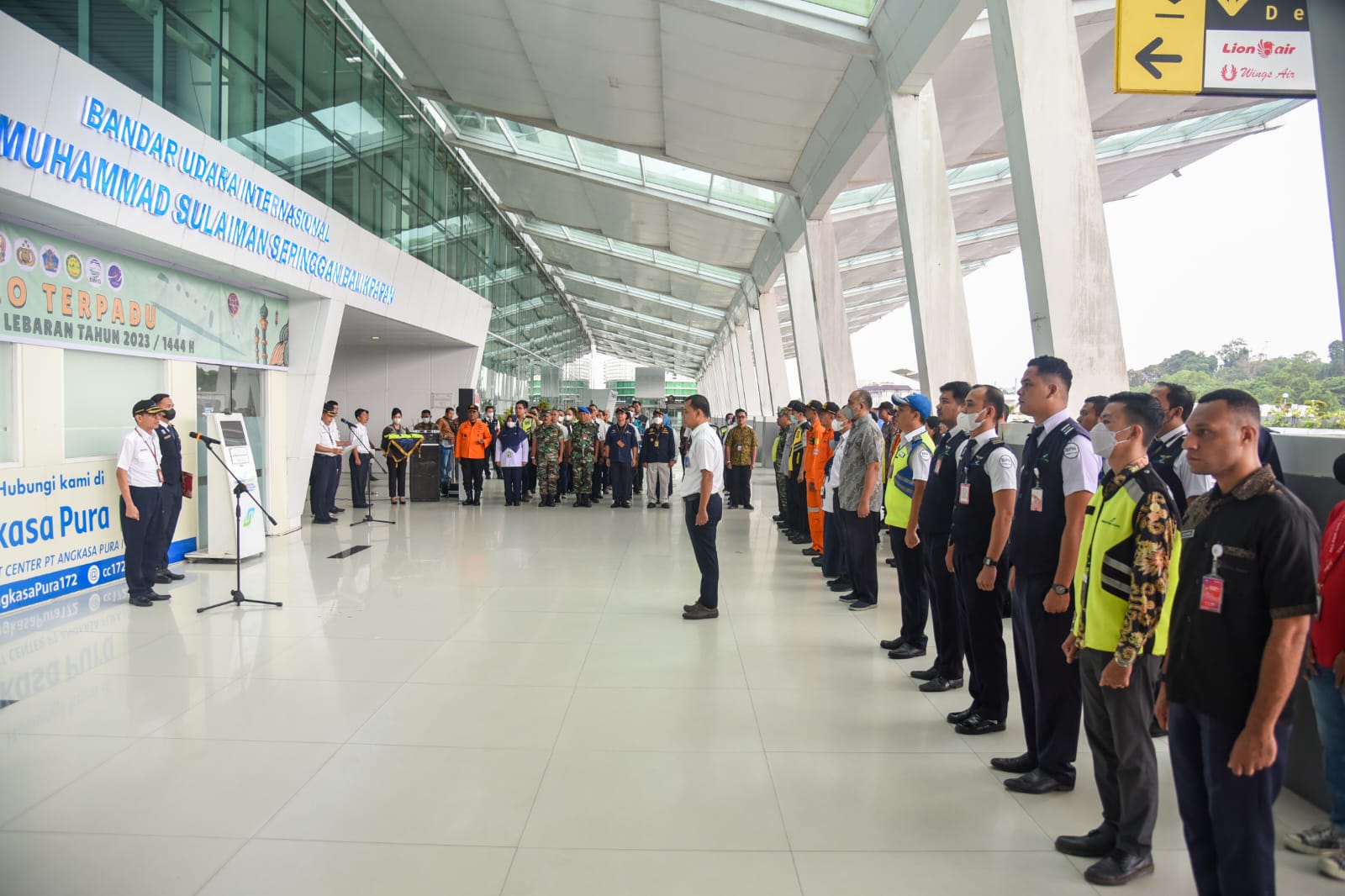 Posko Resmi Dibuka, H-4 Puncak Mudik Lebaran di Bandara SAMS Sepinggan