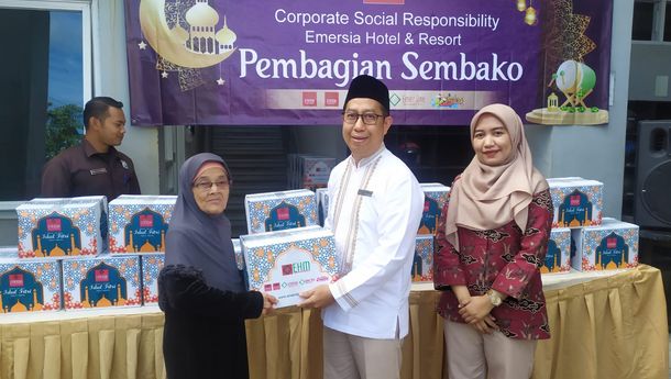 Emersia Peduli Bagikan 5.000 Paket Sembako di Wilayah Lampung dan Padang