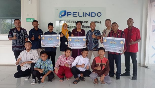 PT Pelindo Maumere Berbagi Berkah Ramadahan Berupa 500 Paket Sembako