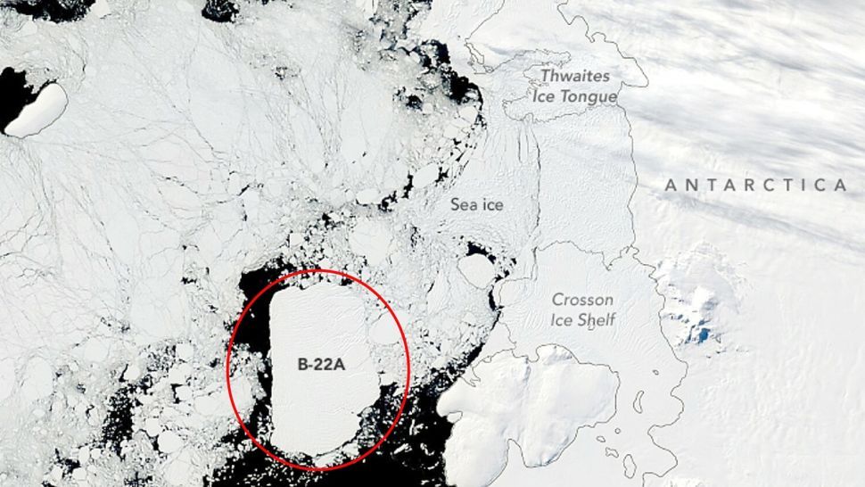 Kisah Iceberg B-22A Terlepas Dari Gletser Thwaites - Sijori.id