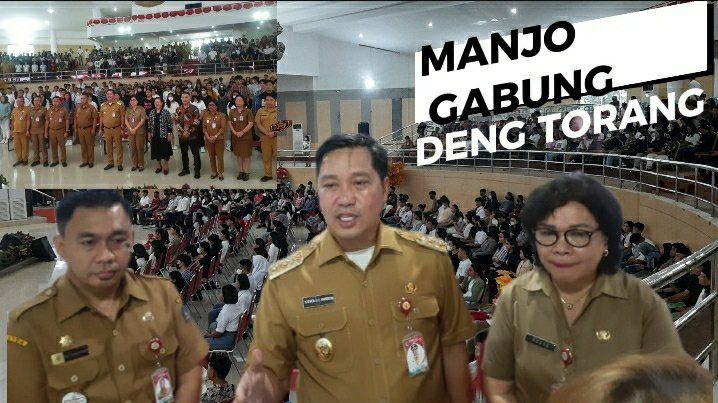 Wagub Sulut Steven Kandouw usai membuka bimbingan belajar sekolah kedinasa, (Foto:Istimewa)