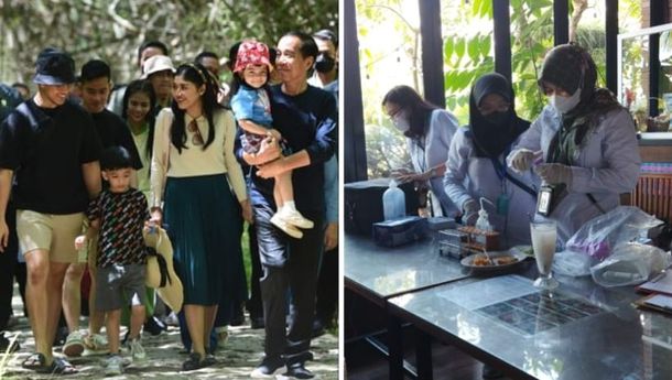 Presiden Jokowi dan Keluarga Nyaris Makan Buah Berformalin Saat Berlibur di Labuan Bajo