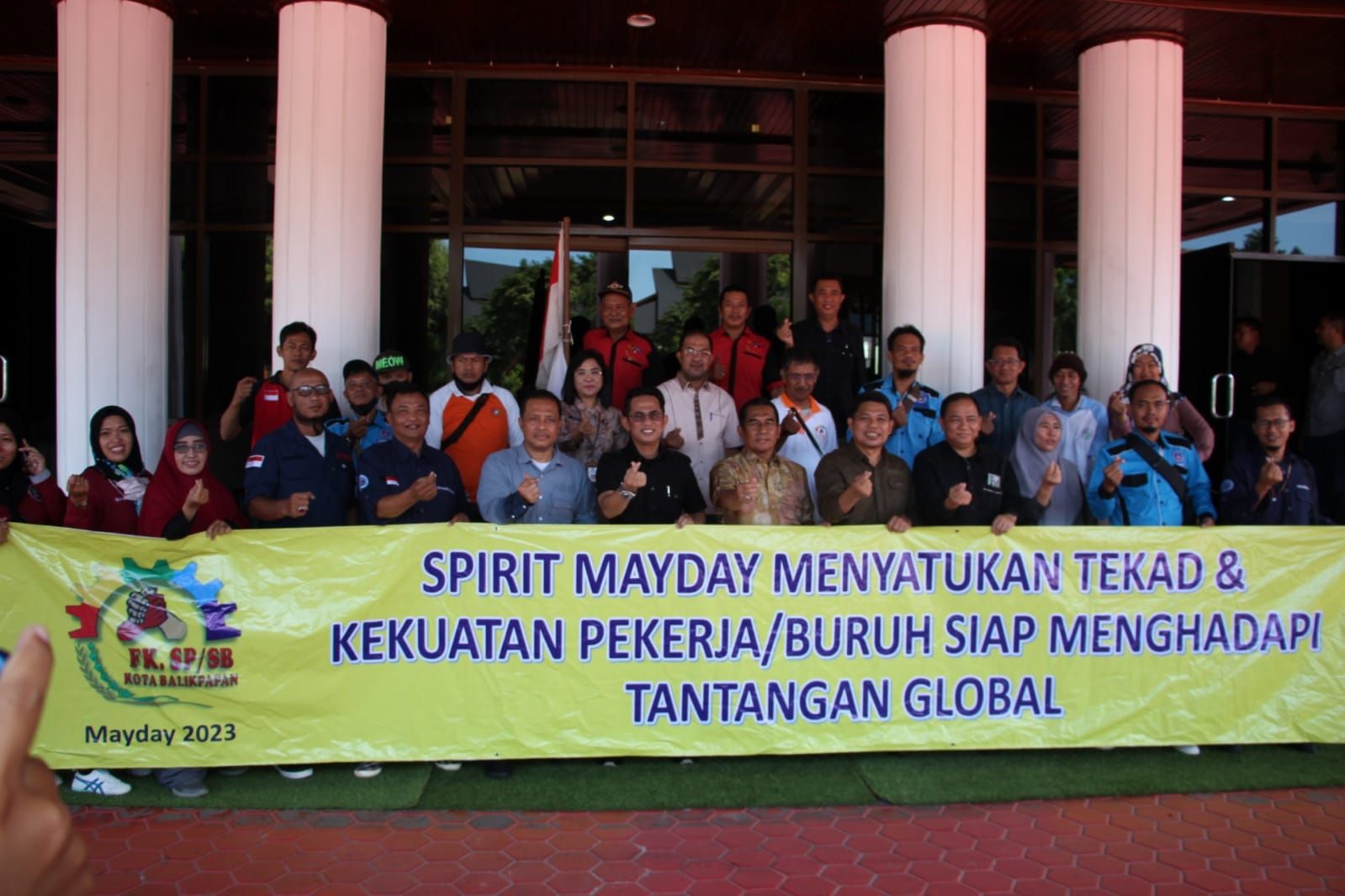 Hari Buruh, Wali Kota Balikpapan Terima Petisi May Day dari Serikat Pekerja dan Buruh