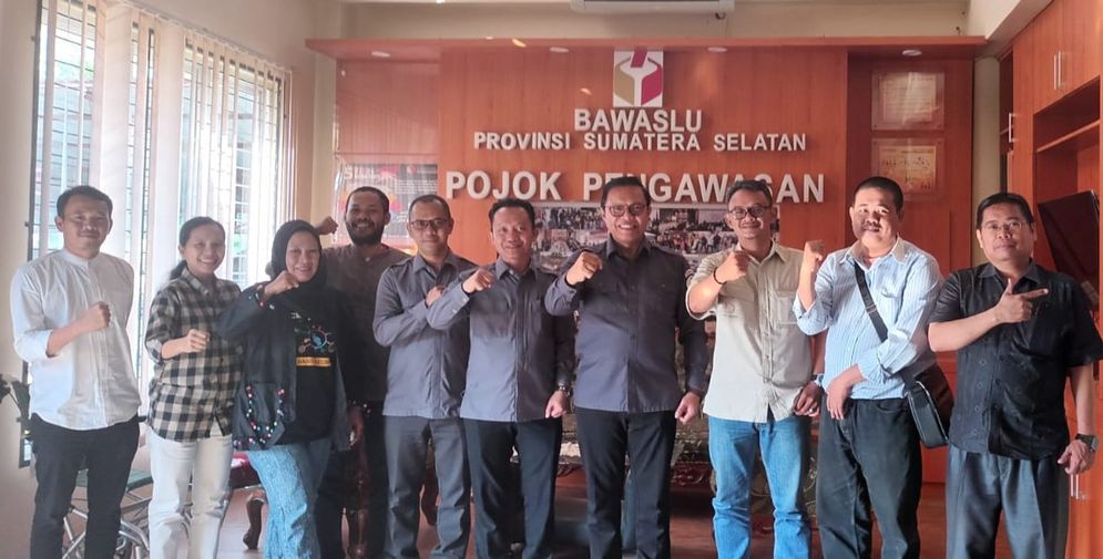 Bawaslu Sumsel-AMSI Sumsel Siap Selenggarakan In House Training Cek Fakta Pemilu 2024