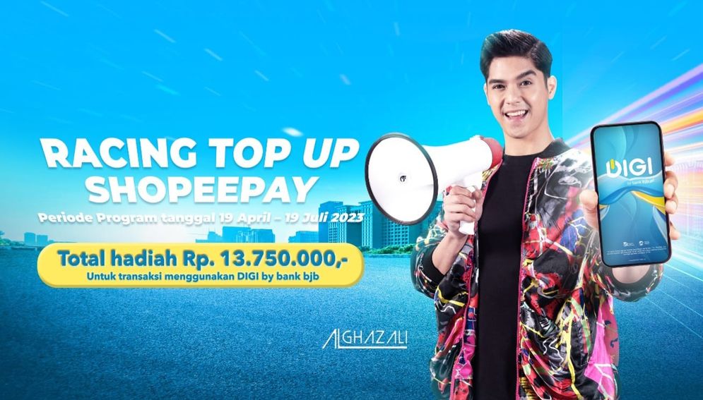 Nasabah bank bjb Makin Mudah, Top Up ShopeePay Pakai DIGI Sekaligus Berkesempatan Dapat Hadiah Jutaan Rupiah!