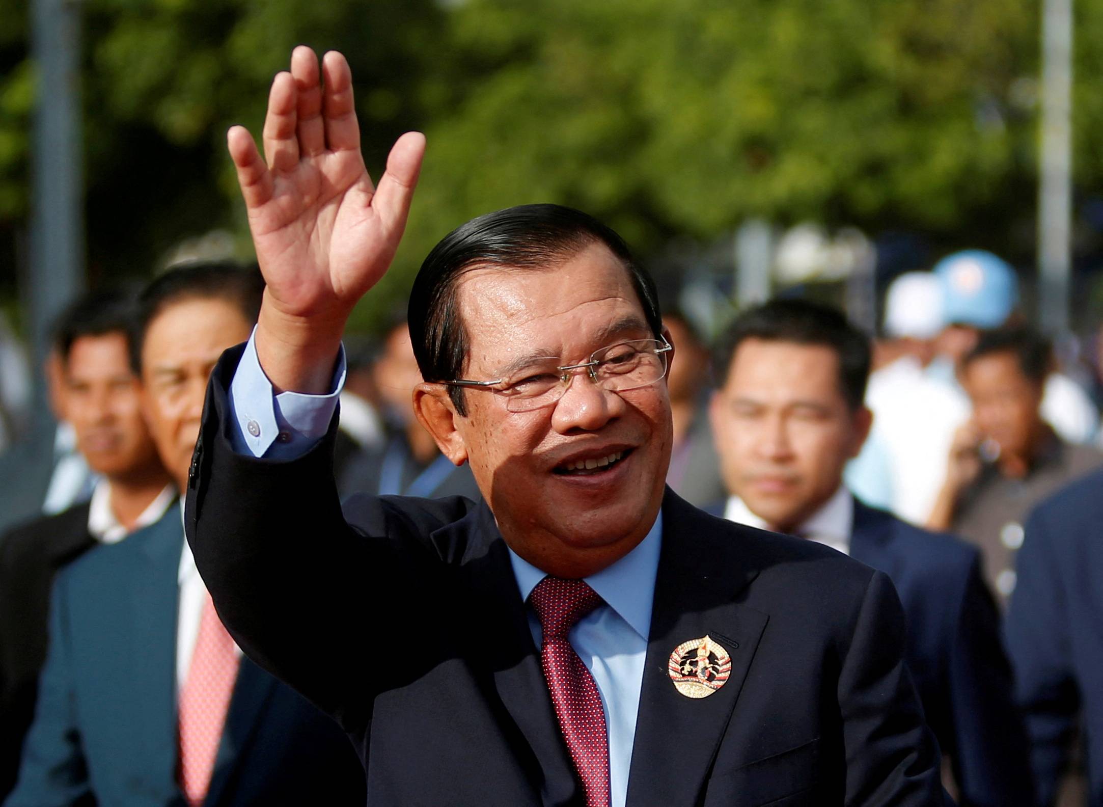 Perdana Menteri Kamboja, Hun Sen.