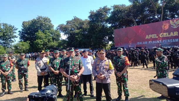 Panglima TNI dan Kapolri Pimpin Apel Gelar Pasukan dalam Rangka Pengamanan KTT ASEAN Ke-42 di Labuan Bajo