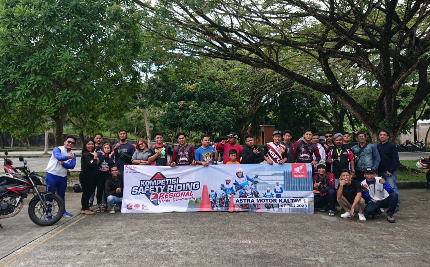 Astra Motor Kaltim 1 Gelar Kompetisi Regional Safety Riding for Honda Community