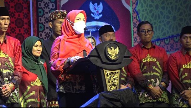 Tutup MTQ ke-52 Bandar Lampung, Ini Pesan Wali Kota Eva Dwiana 