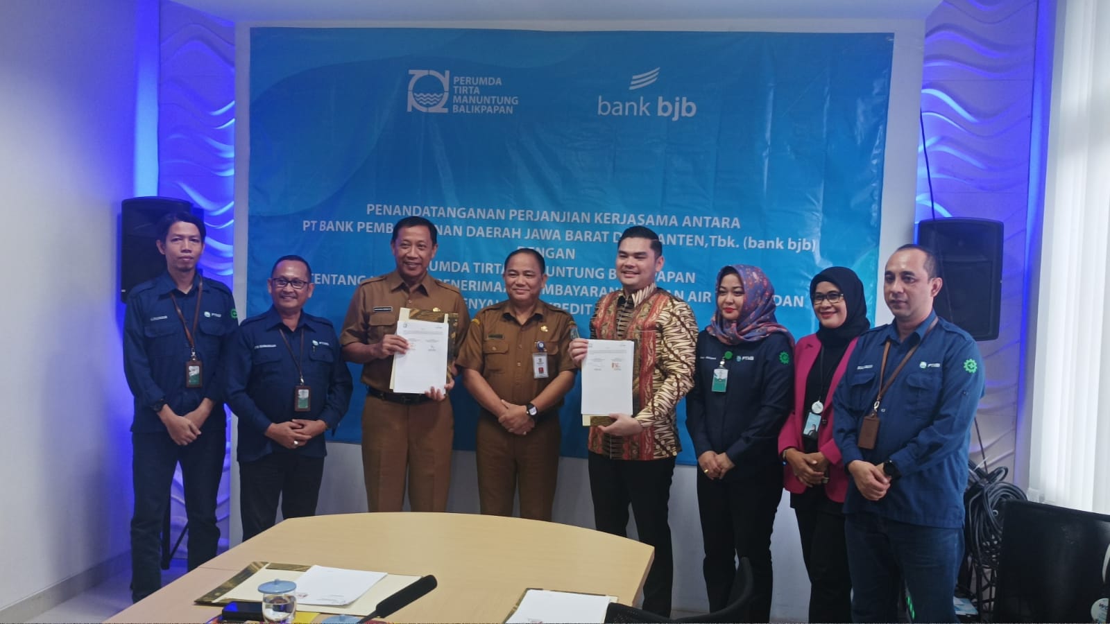 Perumda Tirta Manuntung Balikpapan Gandeng BJB dalam Layanan Pembayaran Rekening Air