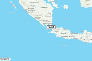 Pusat gempa berada di Laut 78 km BaratLaut Sumur