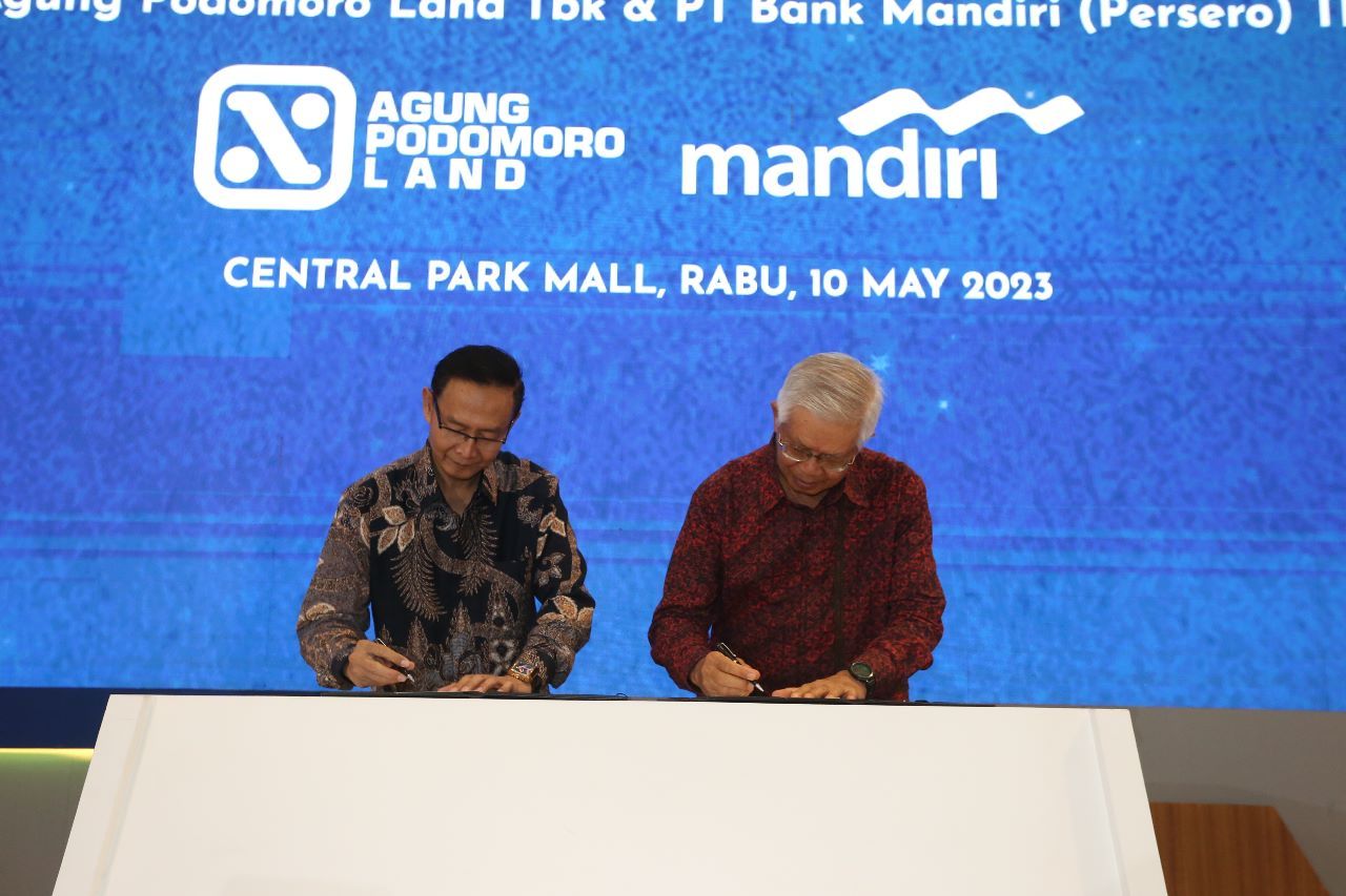 Agung Podomoro dan Bank Mandiri Lakukan Kolaborasi Strategis Dukung Pertumbuhan Sektor Riil