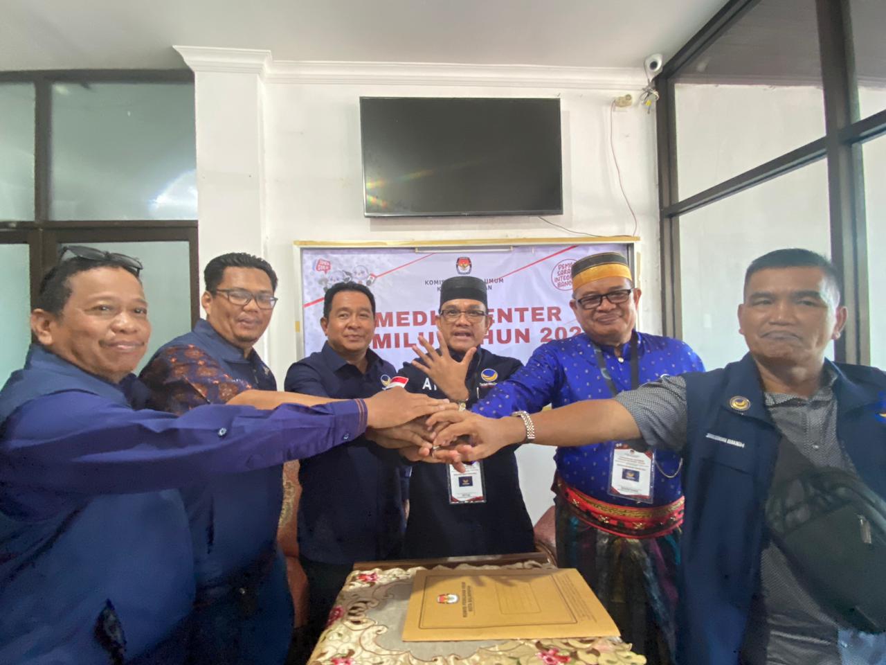 Partai Nasdem Daftar Bacaleg di KPU Balikpapan, Kamis (11/5/2023)