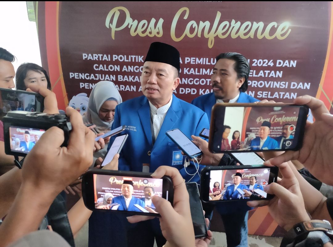 Ketua DPW Partai Amanat Nasional H Muhidin (foto Ahmad Husaini)