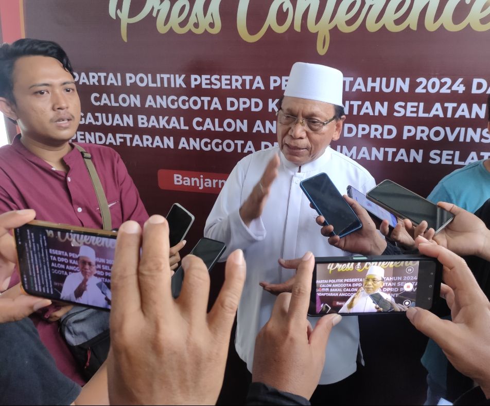 Anggota DPD RI incumbent Habib Hamid Abdullah mengakui persaingan di Pemilu Legislatif 2024 mendatang bakal sengit (foto : Ahmad Husaini)