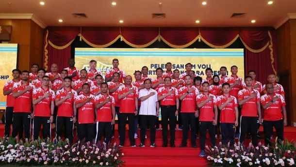 Klub Jakarta Bhayangkara Presisi Berangkat ke Bahrain Wakili Indonesia ke Ajang 'Asian Men's Volleyball Championship' 2023