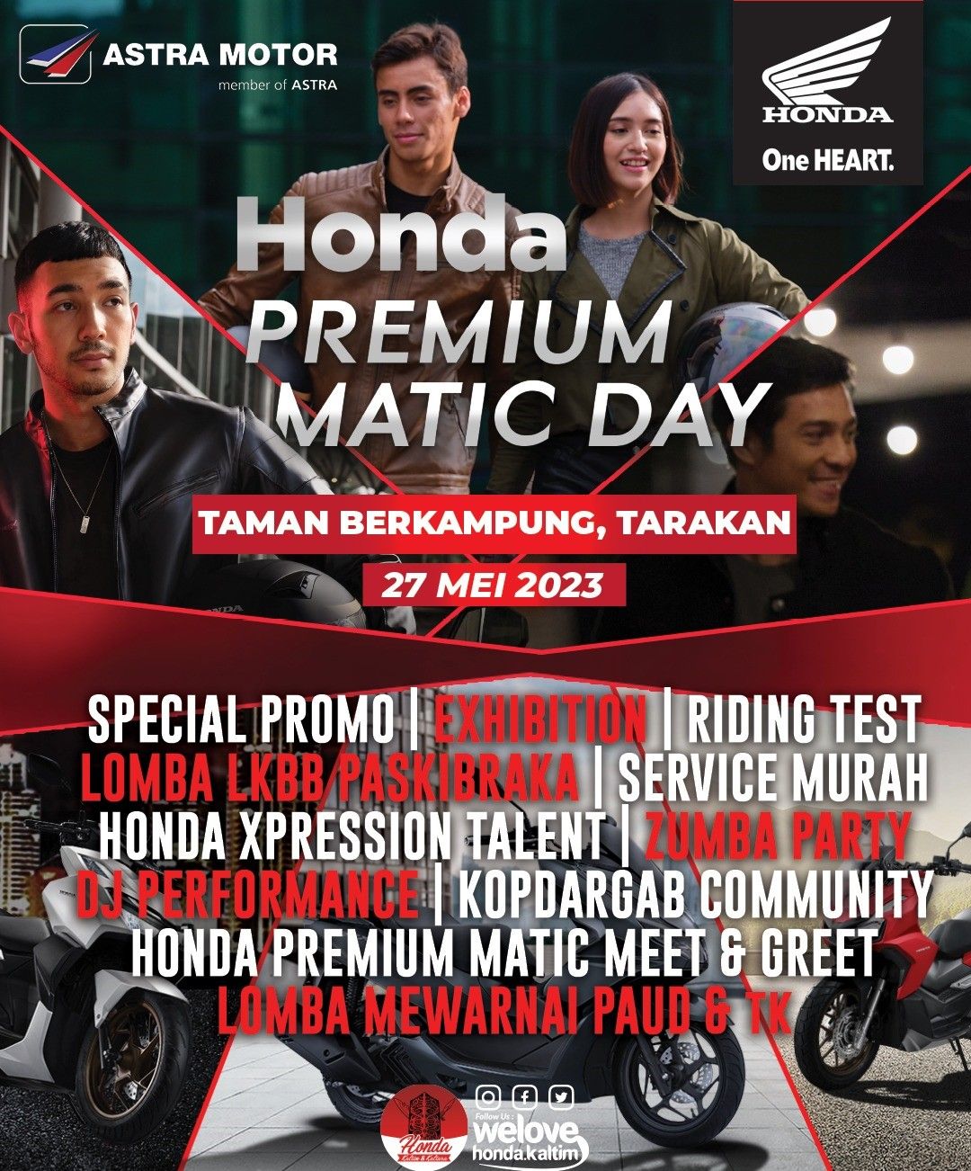 Ikuti Ragam Lomba dan Acara Seru di Honda Premium Matic Day 2023