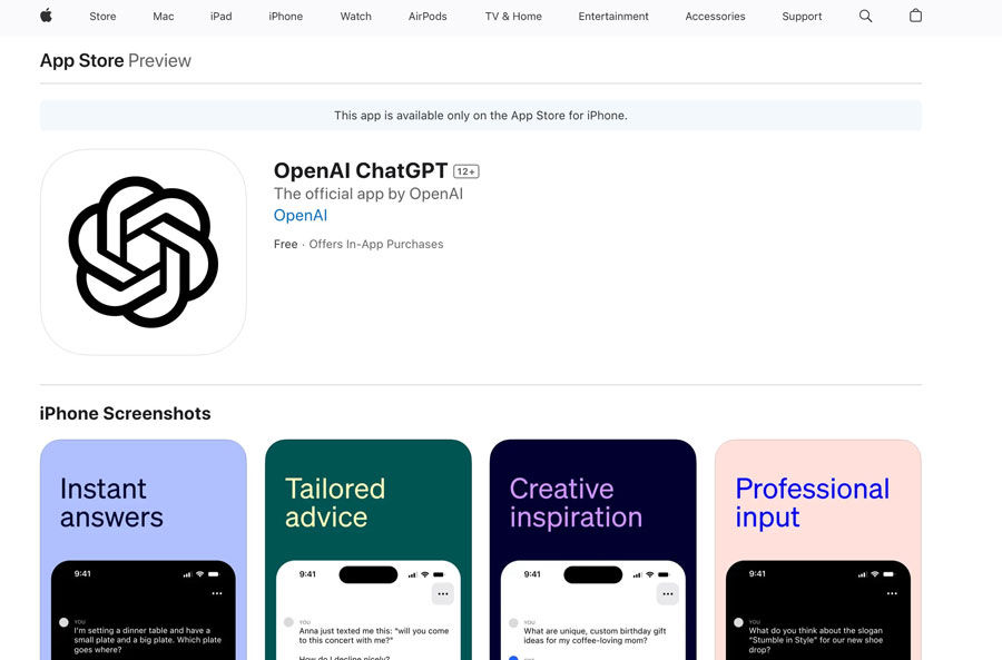 OpenAI Rilis Aplikasi ChatGPT Untuk Pengguna IPhone - Sijori.id