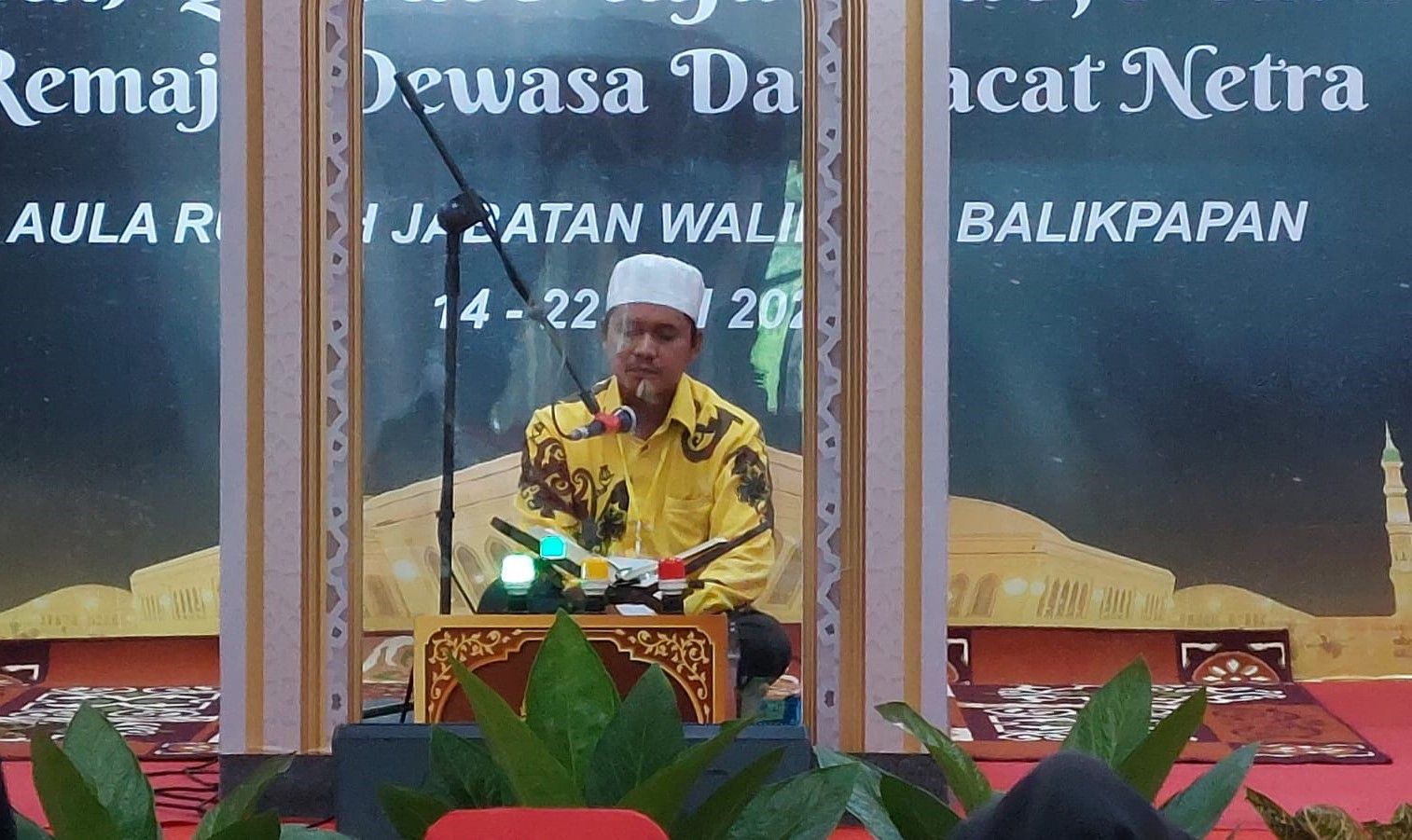 Ismail Salah Satu Peserta Kafilah Balikpapan Senang Bisa masuk Mewakili Kontengen Balikpapan