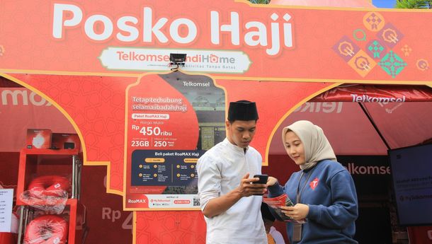 Telkomsel Hadirkan Paket RoaMAX Haji, GraPARI Mekah dan Posko Layanan Haji