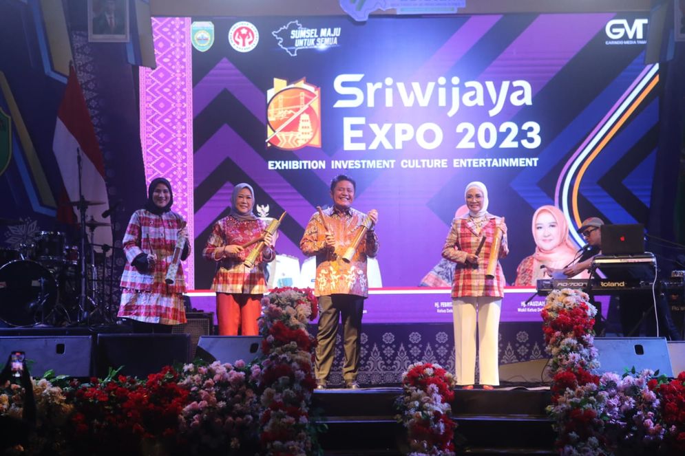 Buka Sriwijaya Expo 2023, Gubernur Herman Deru Ajak Pemkot dan Pemkab Dorong UMKM Naik Kelas