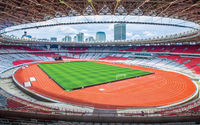 Manajer Timnas Argentina, Daniel Cabrera, mengacungi jempol Stadion Utama Gelora Bung Karno (SUGBK) yang akan menjadi venue laga Tim Tango melawan Timnas Indonesia pada 19 Juni 2023