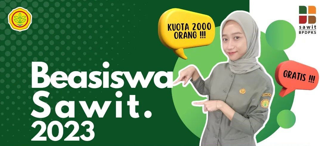 Beasiswa SDM Sawit 2023 untuk 2.000 anak se-Indonesia