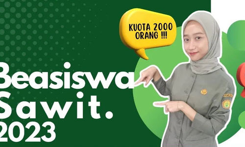 Beasiswa SDM Sawit 2023 untuk 2.000 anak se-Indonesia