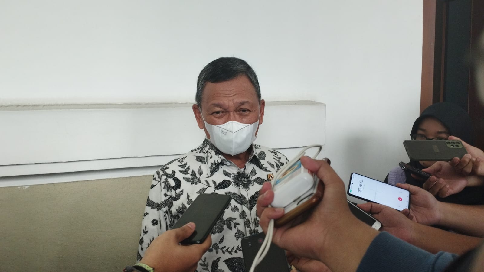 Menteri ESDM Arifin Tasrif di Kementerian ESDM