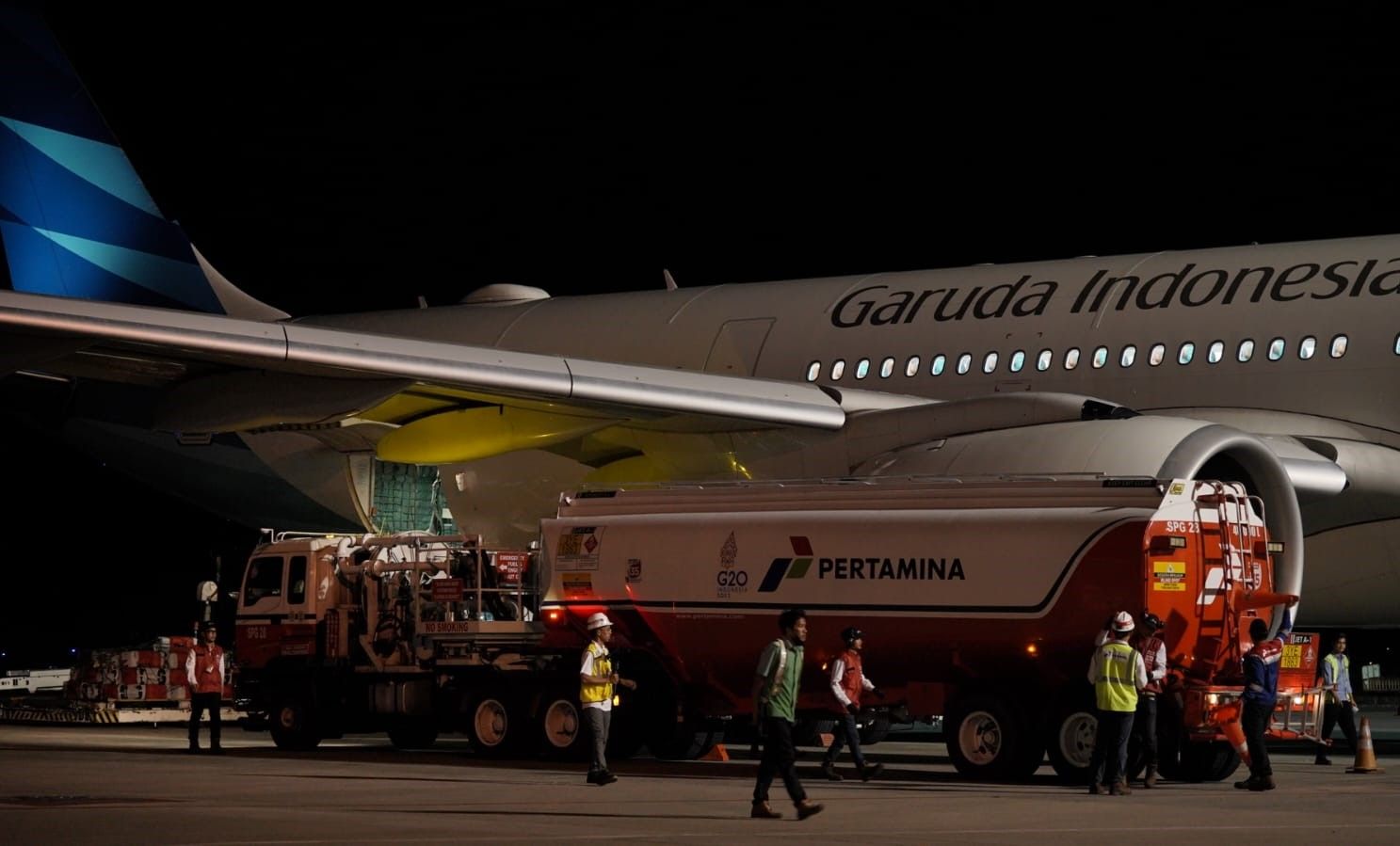 Kawal Penyaluran Penerbangan Pertama Haji 2023 di Balikpapan, Pertamina Pastikan Kebutuhan Avtur Terpenuhi