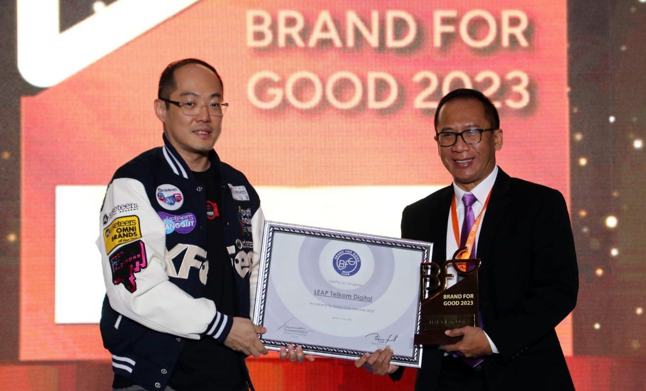 Leap-Telkom Digital dinobatkan sebagai Brand for Good 2023