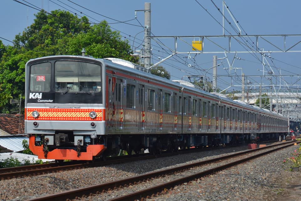 Ilustrasi KRL Jogja-Solo.