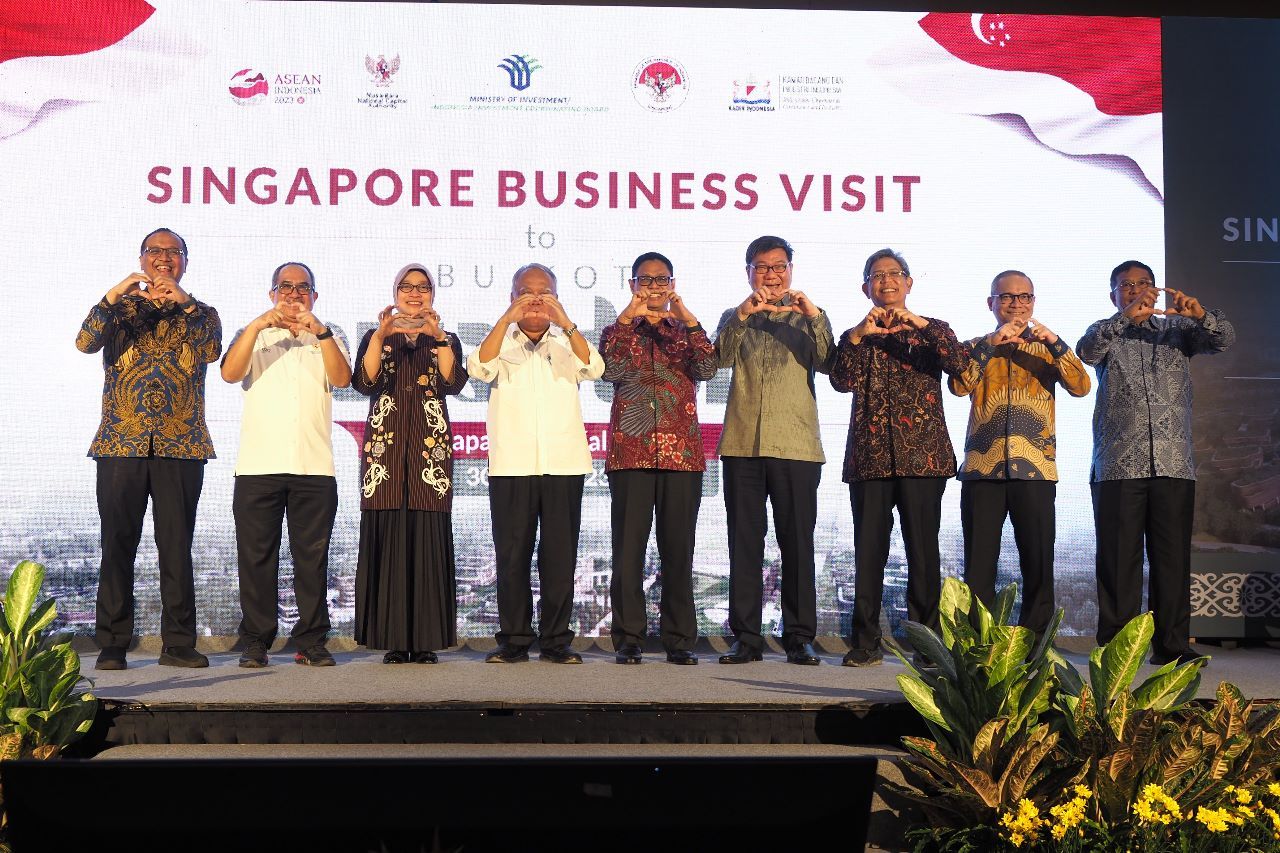 Delegasi Bisnis dari Singapura Diajak Kunjungi  Lokasi Pembangunan IKN