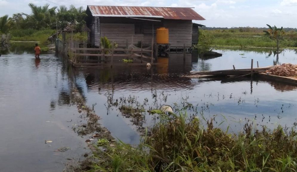Banjir di di Kota Kepi, Distrik Obaa, Kabupaten Mappi, mengakibatkan 639 jiwa terdampak